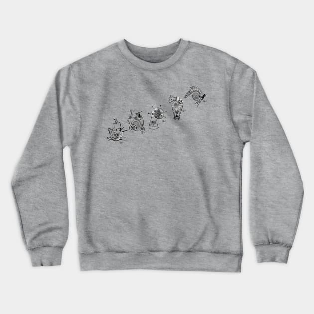 Fossil Fuelled Crewneck Sweatshirt by chayground